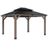 Yardtopia Maryborough 3.6m x 3m Timber & Steel Double Hip Roof Gazebo | Outdoorium