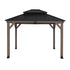 Yardtopia Maryborough 3m x 3m Timber & Steel Double Hip Roof Gazebo | Outdoorium