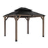 Yardtopia Maryborough 3m x 3m Timber & Steel Double Hip Roof Gazebo | Outdoorium