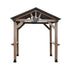 Yardtopia Oslo 2.4m x 1.8m BBQ/Grill Timber & Steel Gable Roof Gazebo | Outdoorium
