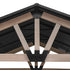 Yardtopia Oslo XL 3.6m x 2.4m BBQ/Grill Timber & Steel Gable Roof Gazebo | Outdoorium