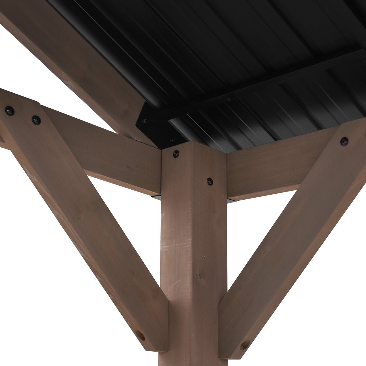 Yardtopia Oslo XL 3.6m x 2.4m BBQ/Grill Timber & Steel Gable Roof Gazebo | Outdoorium