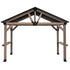 Yardtopia Oslo XL 3.6m x 2.4m BBQ/Grill Timber & Steel Gable Roof Gazebo | Outdoorium