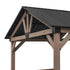 Yardtopia Oslo XL 3.6m x 2.4m BBQ/Grill Timber & Steel Gable Roof Gazebo | Outdoorium