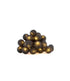 1 Set of 20 LED Black 5cm Cotton Ball Battery Powered String Lights Christmas Gift Home Wedding Party Bedroom Decoration Outdoor Indoor Table Centrepiece - Outdoorium
