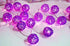 1 Set of 20 LED Cassis Purple 5cm Rattan Cane Ball Battery Powered Christmas String Lights - Outdoorium