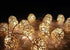1 Set of 20 LED Cream White 5cm Rattan Cane Ball Battery Powered String Lights Christmas Gift Home Wedding Party Bedroom Decoration Table Centrepiece - Outdoorium