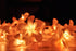 1 Set of 20 LED Orange Frangipani Flower Battery String Lights Christmas Gift Home Wedding Party Decoration Outdoor Table Garland Wreath - Outdoorium