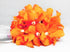 1 Set of 20 LED Orange Frangipani Flower Battery String Lights Christmas Gift Home Wedding Party Decoration Outdoor Table Garland Wreath - Outdoorium