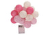 1 Set of 20 LED Pink 5cm Cotton Ball Battery Powered String Lights Christmas Gift Home Wedding Party Girl Bedroom Decoration Outdoor Indoor Table - Outdoorium