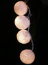 1 Set of 20 LED White 5cm Cotton Ball Battery Powered String Lights Christmas Gift Home Wedding Party Bedroom Decoration Outdoor Indoor Table Centrepiece - Outdoorium
