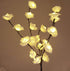 1 Set of 50cm H 20 LED White Rose Tree Branch Stem Fairy Light Wedding Event Party Function Table Vase Centrepiece Decoration - Outdoorium