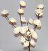 1 Set of 50cm H 20 LED White Rose Tree Branch Stem Fairy Light Wedding Event Party Function Table Vase Centrepiece Decoration - Outdoorium