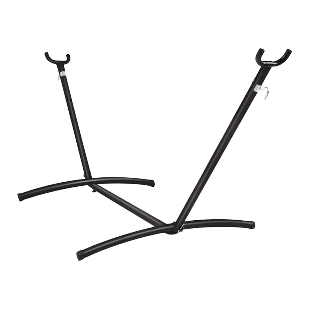 10ft Universal Steel Hammock Stand in Black - Outdoorium