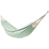 10ft White Universal Steel Hammock Stand & Authentic Double Clasico Hammock in Eucalyptus - Outdoorium