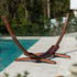 14ft Wooden Arc Hammock Stand - Outdoorium