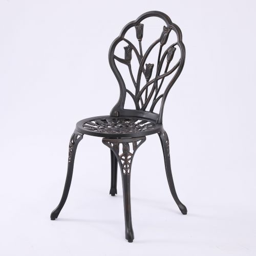 2 Seater Dominique Cast Aluminium Bistro Set - Outdoorium