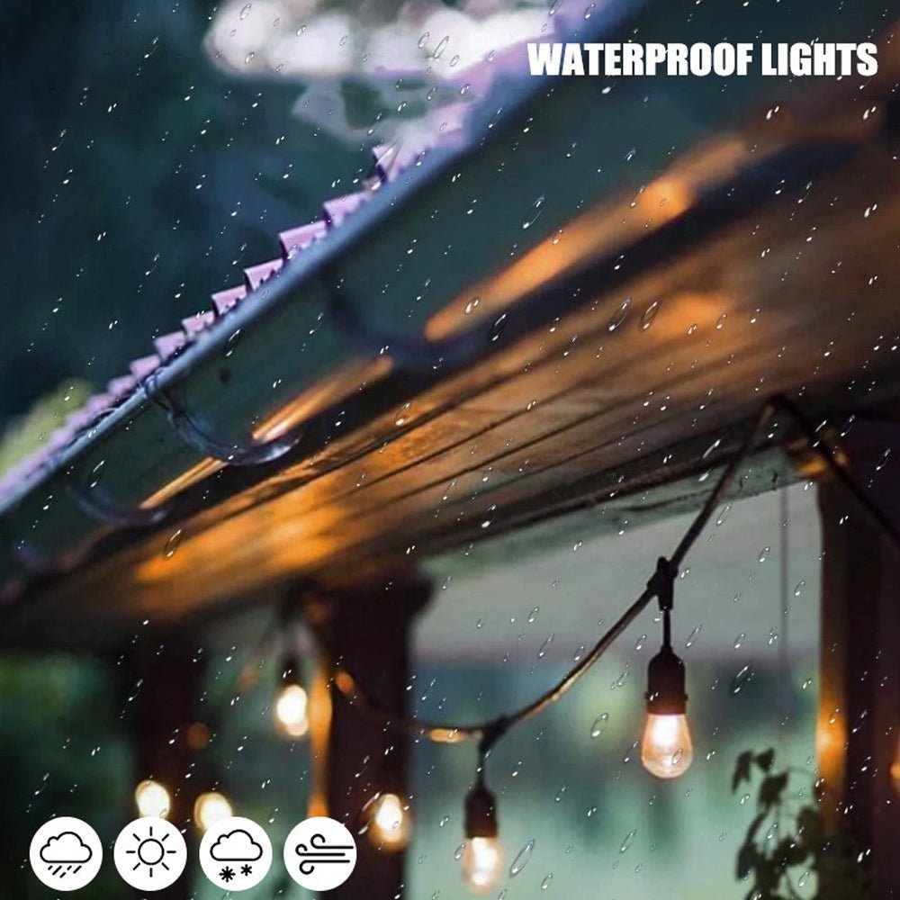 20M Festoon String Lights Kits Waterproof outdoor - Outdoorium