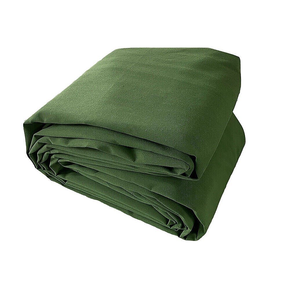 3x4M Army Heavy Duty Waterproof Canvas Tarp Tarpaulin Sun Blocked Dustproof - Outdoorium