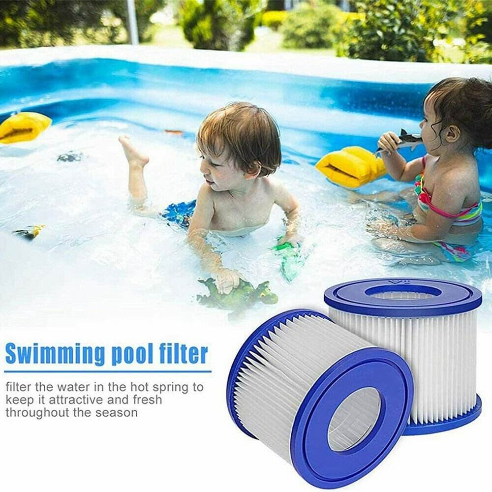 8PCS Replacement Bestway VI Filter Cartridge Inflatable Lay-Z-Spa Filters 58323 - Outdoorium