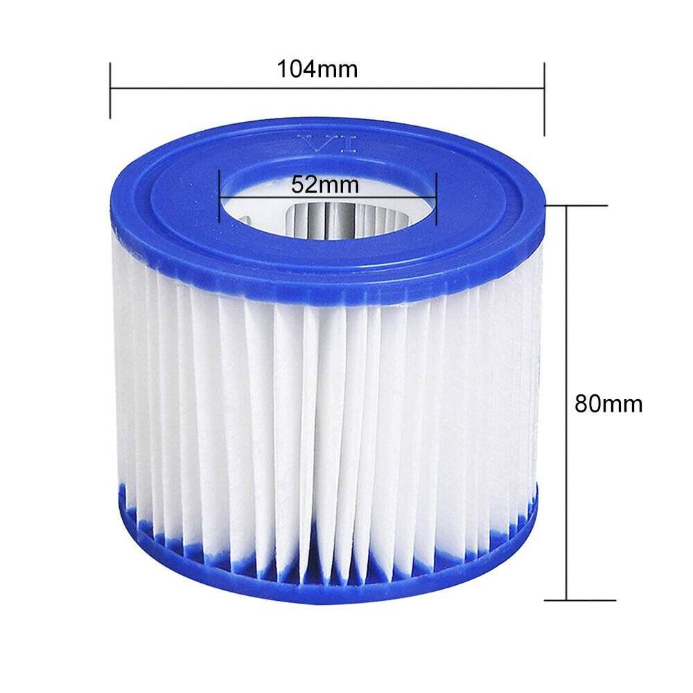 8PCS Replacement Bestway VI Filter Cartridge Inflatable Lay-Z-Spa Filters 58323 - Outdoorium