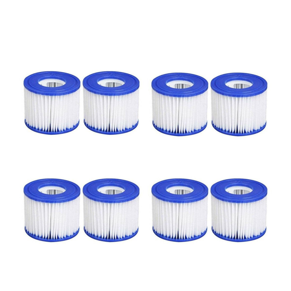 8PCS Replacement Bestway VI Filter Cartridge Inflatable Lay-Z-Spa Filters 58323 - Outdoorium