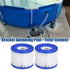 8PCS Replacement Bestway VI Filter Cartridge Inflatable Lay-Z-Spa Filters 58323 - Outdoorium