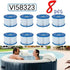 8PCS Replacement Bestway VI Filter Cartridge Inflatable Lay-Z-Spa Filters 58323 - Outdoorium