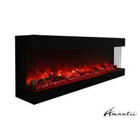 Amantii Tru View XL Deep Smart 72 inch three-sided electric fireplace