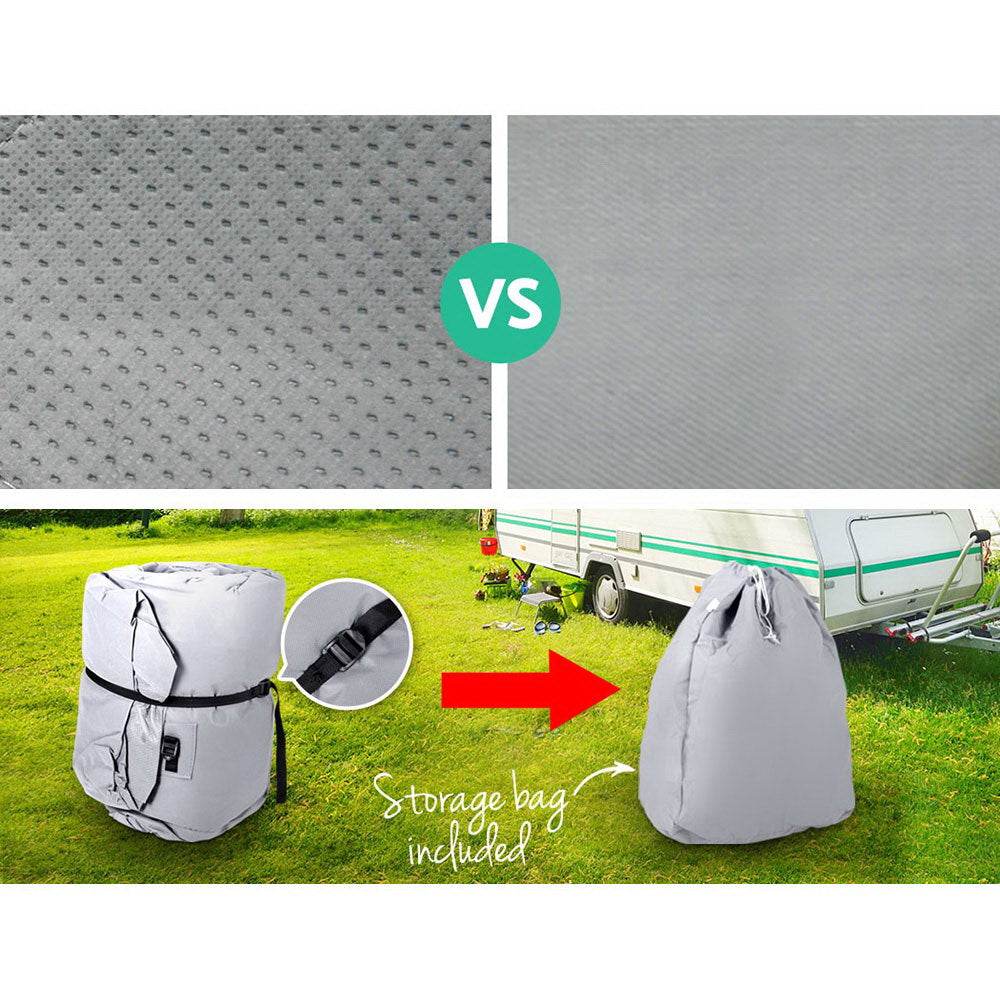 Weisshorn 16-18ft Caravan Cover Campervan 4 Layer UV Water Resistant - Outdoorium