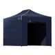 Instahut Gazebo 3x4.5 Pop Up Marquee Folding Tent Wedding Gazebos Camping Outdoor Shade Canopy Navy | Outdoorium