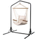 Gardeon Outdoor Hammock Chair with Stand Swing Hanging Hammock Garden Cream | Home & Garden Hammocks
