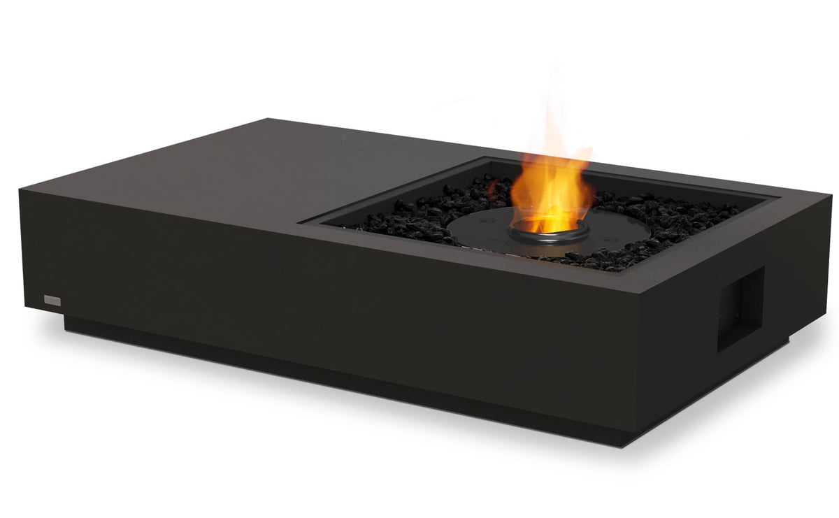 EcoSmart Manhattan 50 Fire Pit Table - Graphite + Black Burner - Outdoorium