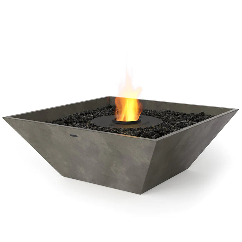 EcoSmart Nova 850 Ethanol Fire Pit - Natural + Black Burner - Outdoorium