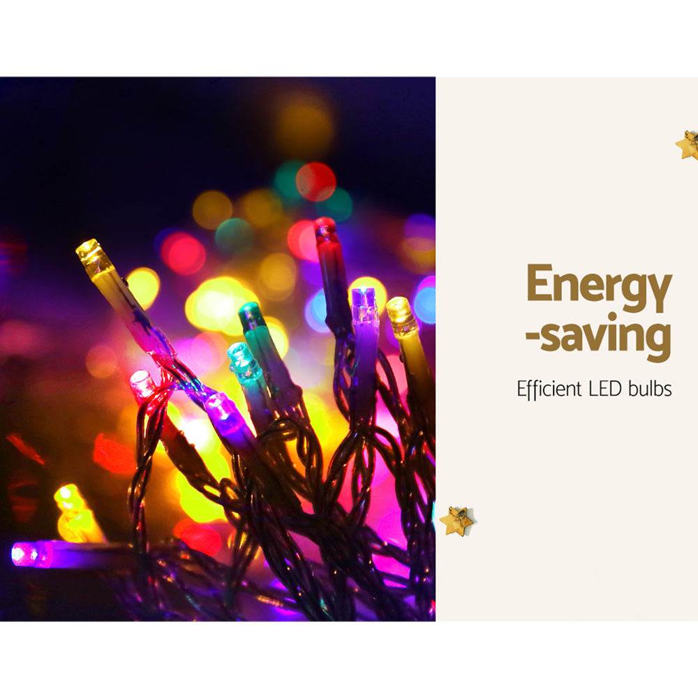 200 LED 3M Christmas Lights Solar String Fairy Light Jingle Jollys | Outdoorium