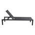 Adjustable Outdoor Sun Lounger in Aluminium Dark Grey - Outdoorium