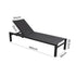 Adjustable Outdoor Sun Lounger in Aluminium Dark Grey - Outdoorium