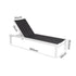 Adjustable Outdoor Sun Lounger in Aluminium White | Outdoorium