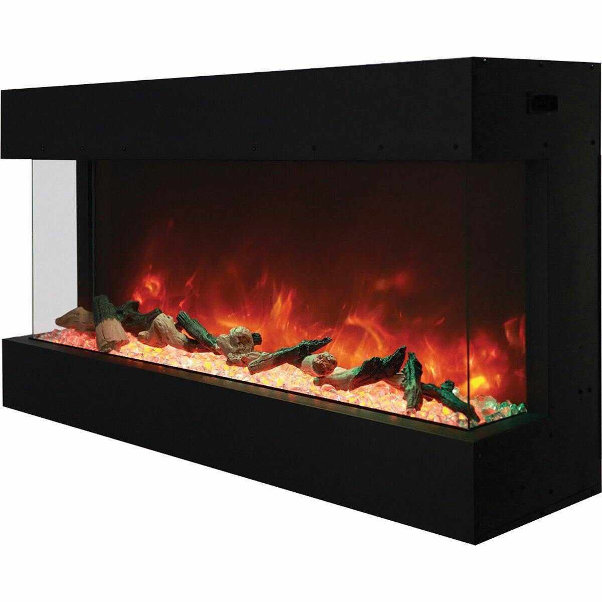 Amantii 40-TRU-VIEW-XL Electric Built-In Fireplace - 3 Sided 101.60 cm Wide - Outdoorium