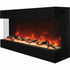 Amantii 40-TRU-VIEW-XL Electric Built-In Fireplace - 3 Sided 101.60 cm Wide - Outdoorium