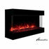 Amantii 40-TRU-VIEW-XL Electric Built-In Fireplace - 3 Sided 101.60 cm Wide - Outdoorium