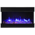 Amantii 60 TRU VIEW SLIM – 3 Sided Electric Fireplace - 152cm - Outdoorium