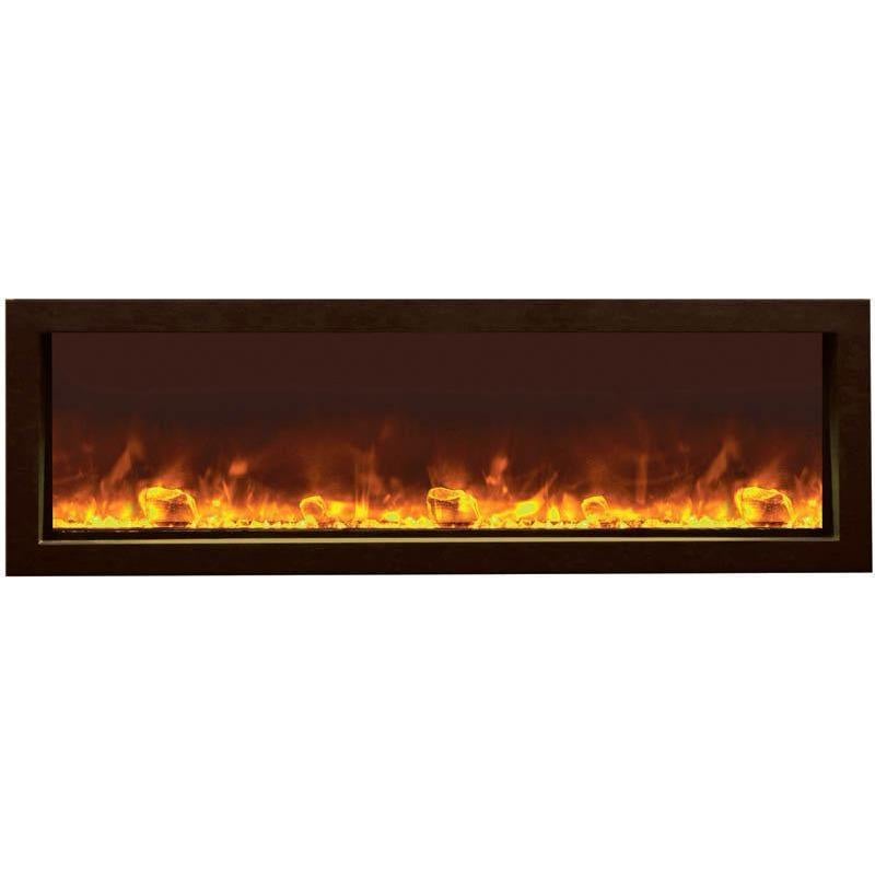 Amantii BI-40-SLIM Electric Fireplace – Indoor / Outdoor - 101cm - Outdoorium