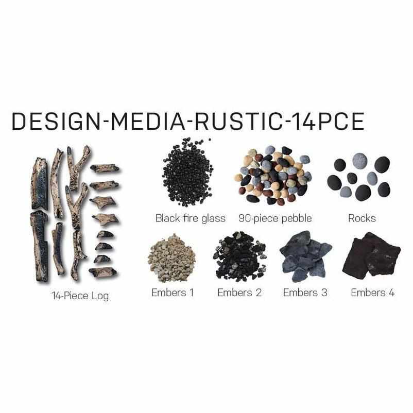 Amantii - DESIGN-MEDIA RUSTIC 14 PCE - Outdoorium