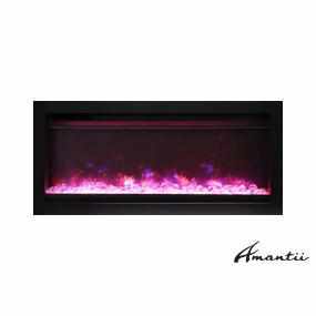 Amantii SYM-34 - Symmetry Electric Fireplace - 86cm - Outdoorium