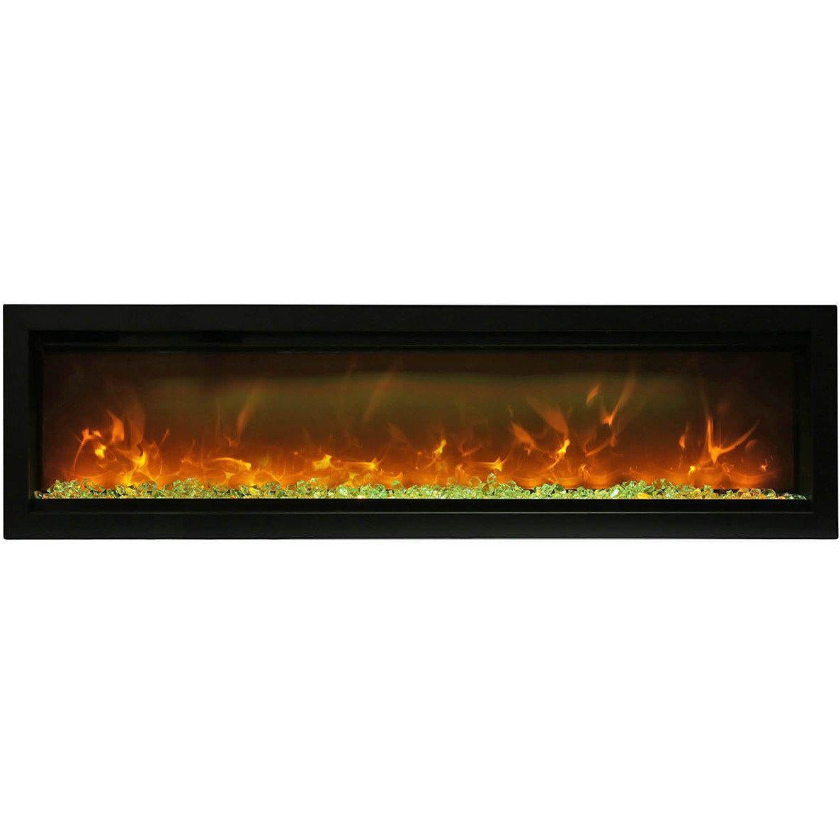 Amantii SYM-60 - Symmetry Electric Fireplace - Indoor or Outdoor 152cm (60") - Outdoorium