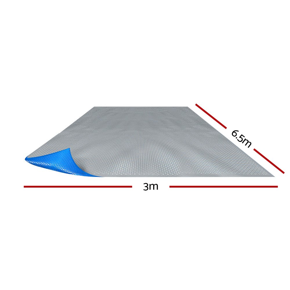Aquabuddy 6.5X3M Solar Swimming Pool Cover 500 Micron Isothermal Blanket - Outdoorium