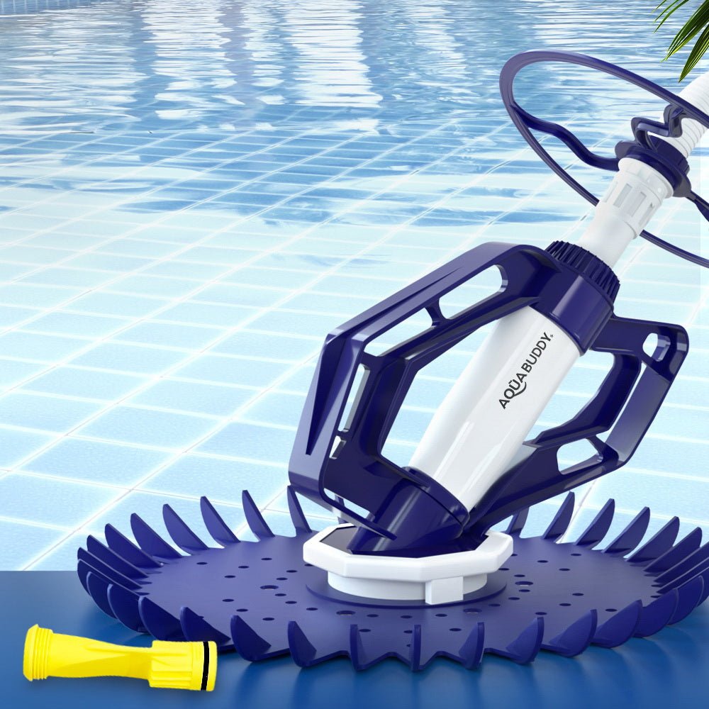 Aquabuddy Pool Cleaner Automatic 10m Vacuum Suction Swimming Pool Hose - Outdoorium