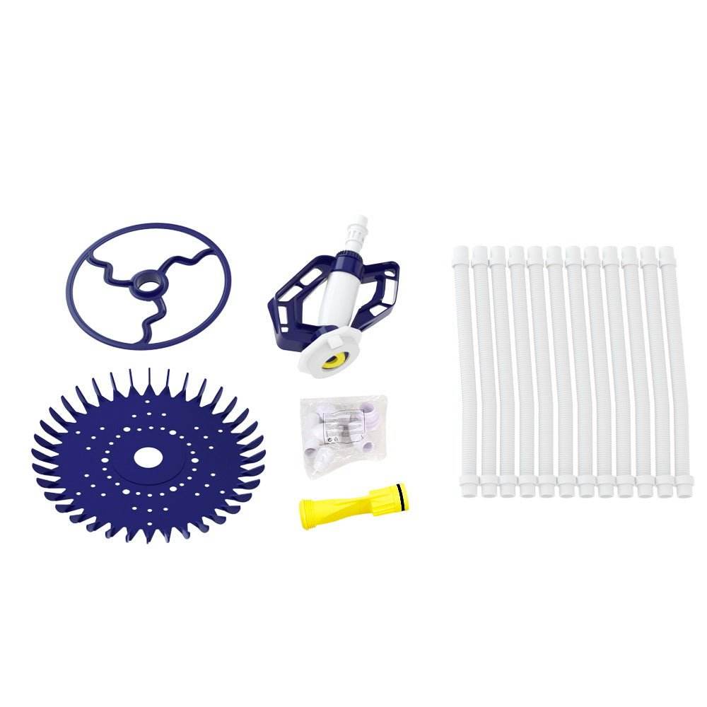 Aqua Buddy Pool Cleaner Automatic Vacuum Floor Climb Suction Swimming Hose 10M - Outdoorium