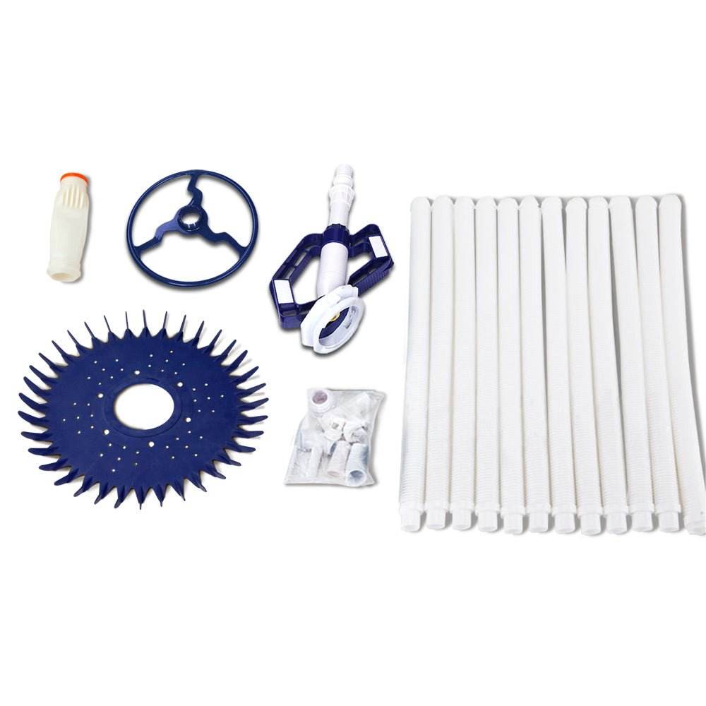 Aqua Buddy Pool Cleaner Automatic Vacuum Floor Climb Suction Swimming Hose 10M - Outdoorium